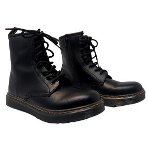 Women’s Doc Martens Zavala Black Leather Combat Boots Air Weir Soles Sz 6